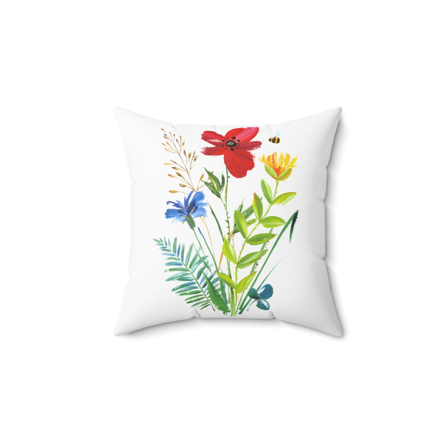 Summer Time Pillow Decor, accent pillow, flowers, gifts, gifts for her