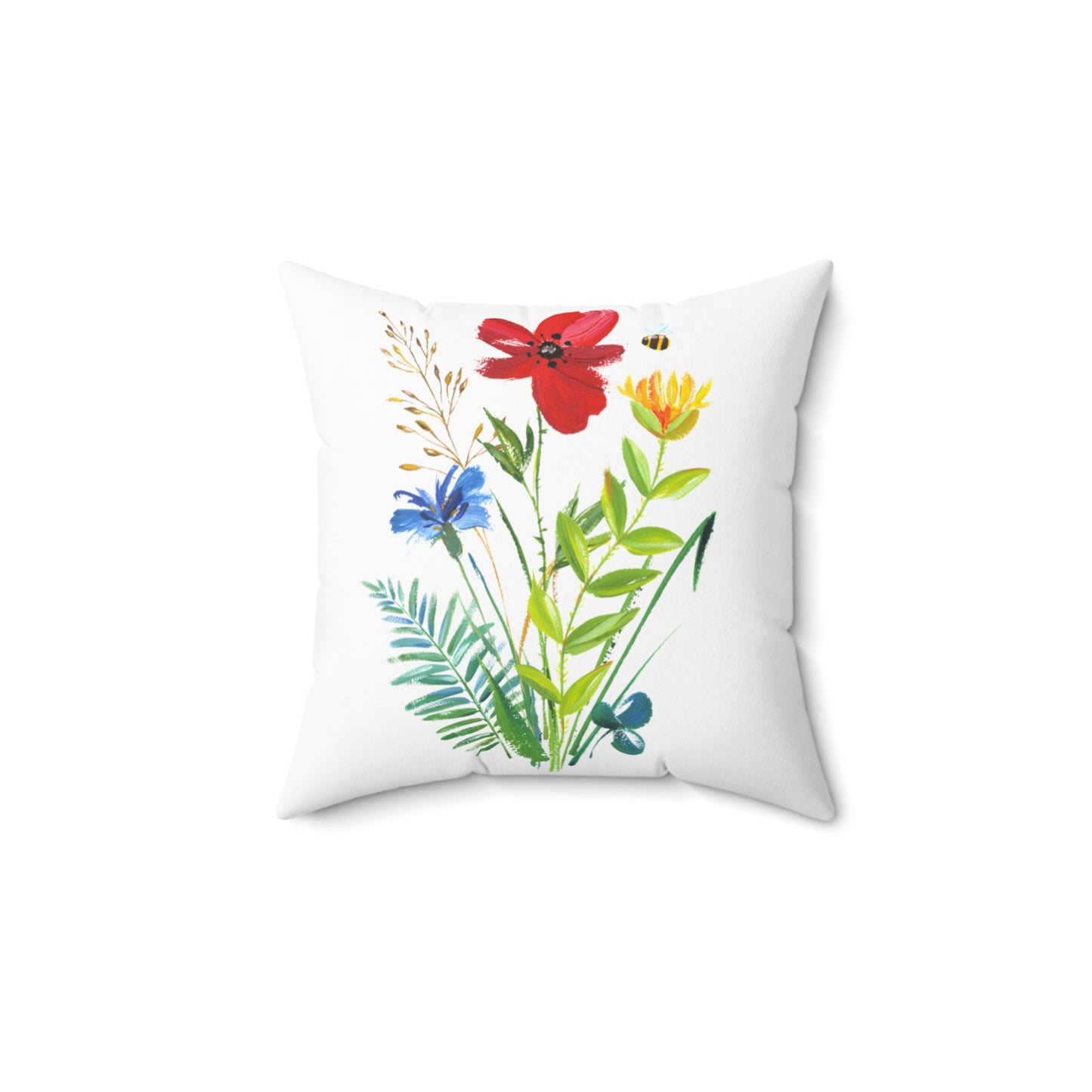 Summer Time Pillow Decor, accent pillow, flowers, gifts, gifts for her